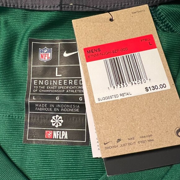 Nike Aaron Rodgers New York Jets Game Jersey NWT Large - Picture 2 of 5